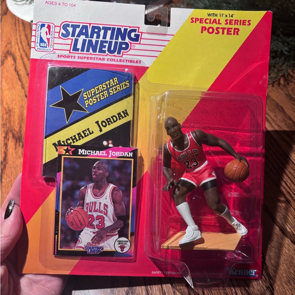Michael Jordan Starting Lineup Figure and Card